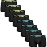 Fullluwaa Boxershorts Herren 8er Pack Unterhosen Männer Baumwolle Men Retroshorts Boxer Unterwäsche M, L, XL, XXL, 3XL, 4XL