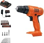 Perceuse/visseuse sans fil BLACK+DECKER 20V MAX* + ensemble d'accessoires de 30 pièces (LD120VA)