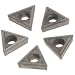 Anytime Tools 3/8" C6 Carbide Insert for Indexable Lathe Toolholder TCMT110204, 5-Pack