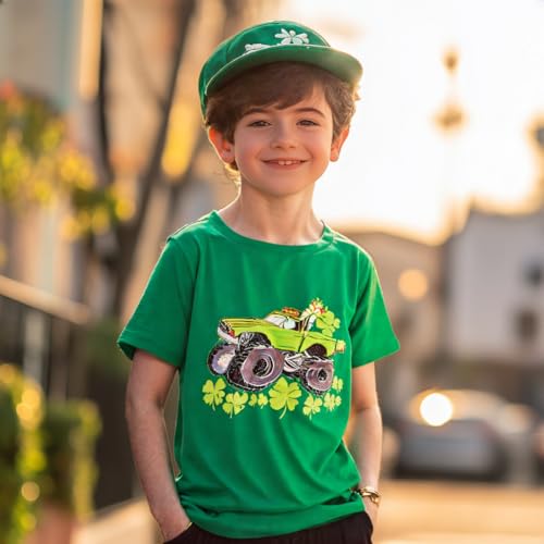Image of Kids St. Patrick's Day Shirt Boys and Girls Green T-Shirt Clothing 4-12 Years