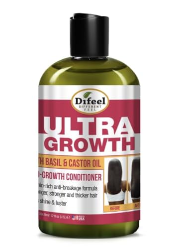 Difeel Ultra Growth Basil & Castor Oil Pro Growth Conditioner 12 oz. image 3