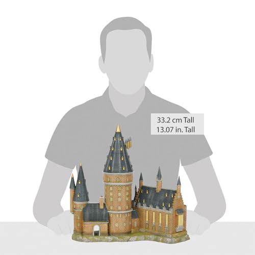 Image of Department56 Harry Potter Village Hogwarts Hall and Tower Lit Building, 13.07 inch, Multicolor
