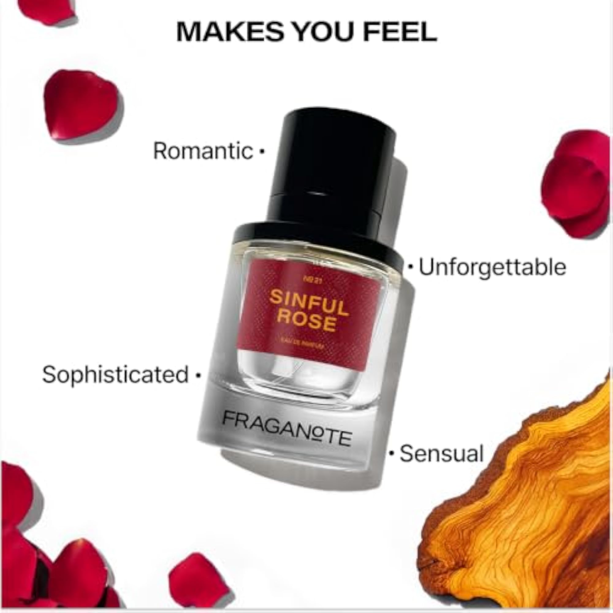 Sinful Rose Unisex Perfume, 50ml