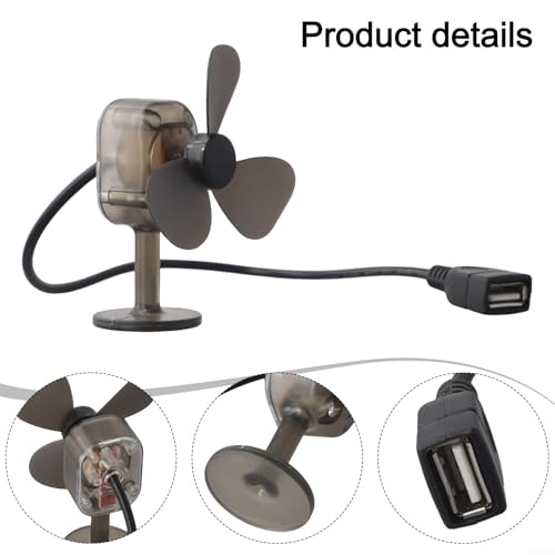 Generador portátil de turbina eólica, generador de energía eólica USB 5W para camping al aire libre, ciclismo, automóvil y carga móvil miniatura 3