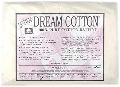 Quilter's Dream Cotton White Select Batting (60" x 60") Throw image 5