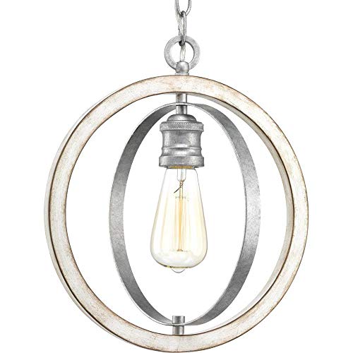 Progress Lighting P500092-141 Conestee Mini-Pendant, Grey Galvanized Finish