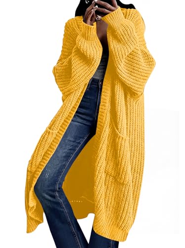 Long Oversized Cardigan Sweaters for Women - 21 colors