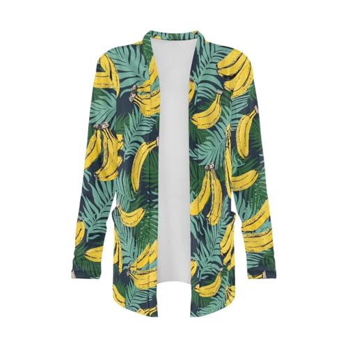 Xpyeesfuen Mermaid Scale Womens Casual Lightweight Long Sleeve Cardigan with Pockets Cardigans Soft Drape Open Front Dusters Fits Layering in Autumn S-2XL