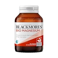 Blackmores Bio Magnesium | Supports Bone Health | Maintains Muscle Function & Nervous System Health | 100 Tablets