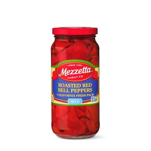 Mezzetta Roasted Red Bell Peppers 16 oz Jar
