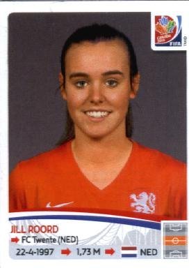2015 Panini Women's World Cup Stickers #91 Jill Roord