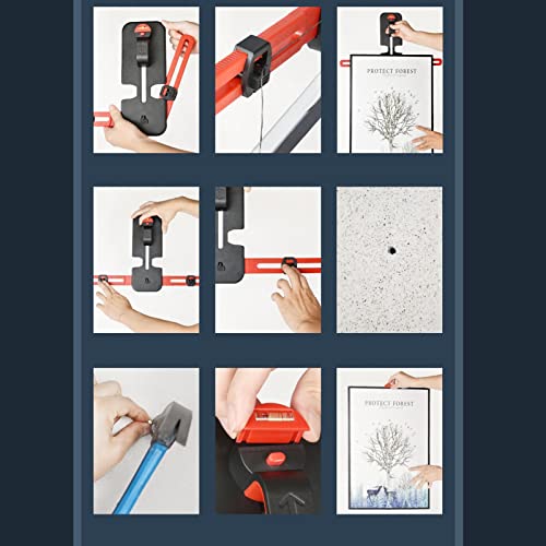 Image of Wall Art Hanging Kit with Leveling Tool - Frame Picture Hanger for Wall Hanging (160 Characters)