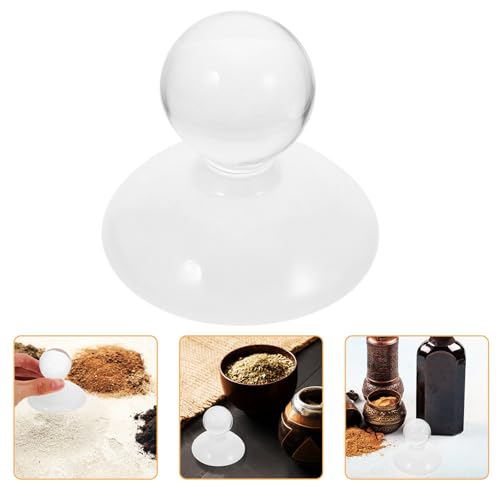 Mortero de cristal multiusos resistente al desgaste para moler minerales y especias 7