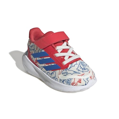 Image of adidas Baby Marvel Run Falcon 5 Elastic Lace & Strap Shoe