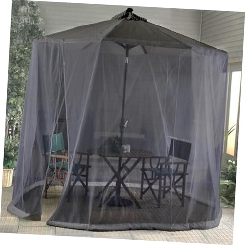 Housse de parasol protection solaire et anti-moustique facile à installer - 4