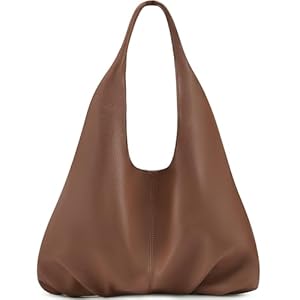 NIUEIMEE ZHOU Hobo Handbags for Women Retro Vegan Leather Shoulder Bags Tote Clutch Purses