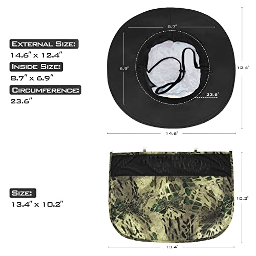 Image of KastKing Sol Armis UPF 50 Boonie Hat - Sun Protection Hat, Fishing Hat, Beach & Hiking Hat, Paddling