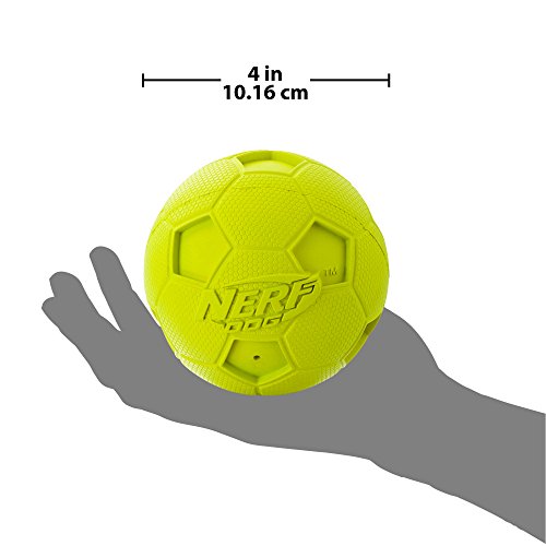 Nerf Dog Quietschball-Spielzeug, groß, grün, 10,2 cm
