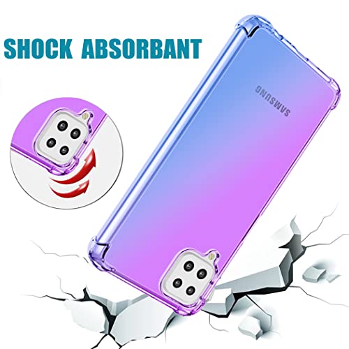 Coque Galaxy A12 5G dégradé violet bleu pour sécuriser vos sorties - 7