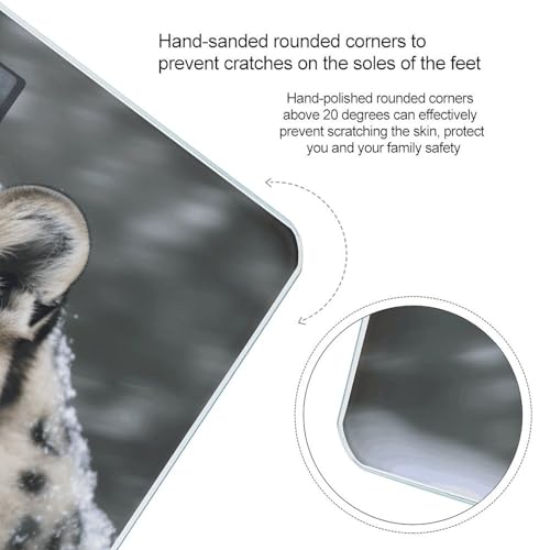 Báscula Digital para Baño Snow Leopard con Pantalla LCD miniatura 4