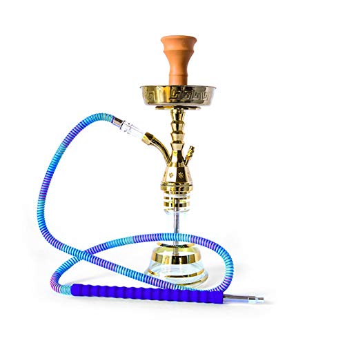 Rteanb Arabische Hukahnlegierung Single Pipe Huka Tragbare Gürteltasche Reisen Shisha Für Bessere Shisha-Hukahn…