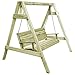 Produktbild Festnight Hollywoodschaukel Holz Schaukel Imprägniertes Kiefernholz 205×150×157 cm