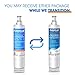PUREPLUS 4396508 Refrigerator Water Filter, Replacement for EDR5RXD1, EveryDrop Filter 5, 4396510, 4392857, Kenmore 46-9010, 9085, LC400V, WF-NLC240V, RFC0500A, WF285, W10186668, 2Pack