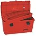 23 in. Plastic Red Tool Box with Metal Clasps