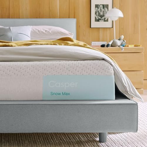 Casper Sleep Snow Max Hybrid Mattress – Queen, Medium-Plush Memor...