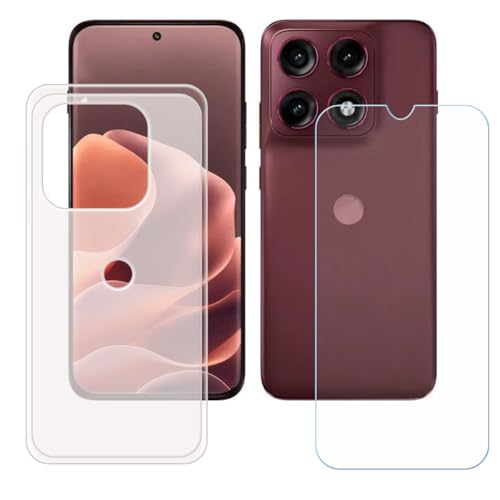BMPNLSZ �K�p Motorola Edge 70 Pro�p+[�p�b�N]HD�����K���X�ėp�������P�[�X�A�V���J�Q���P�[�XTPU�o���p�[�ی�o�b�N�P�[�X-Motorola Edge 70 Pro�p�X�N���C�u�h�~�ی��(6,78")
