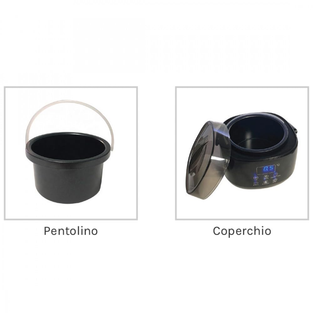 Kit Scaldacera Touch e Cera Brasiliana Indolore con Spatola Curva