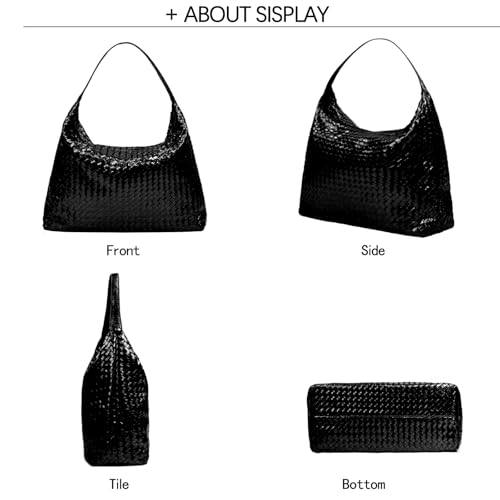 Image of JINMANXUE Woven Tote Bag for Women, Woven Bags with Small Purse,Large Braided Top Handle Hobo Satchel Handbag