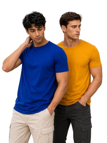 Image of London Hills T Shirt For Man | Men Round Neck Tshirts | Tshirt Shirts Men | Gym T Shirts For mens Workout | T-shirts For Man Cotton Stylish Round Neck T Shirt Half Sleeve Regular Fit Solid Multicolour