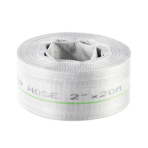 Manguera Flexible de Cámara de Agua para Bombas Contra Incendios | Ø52 mm / 2' | Longitud 20 m | para Agua Limpia, Sucia y Líquidos | Resistencia Térmica y Mecánica | en Poliéster