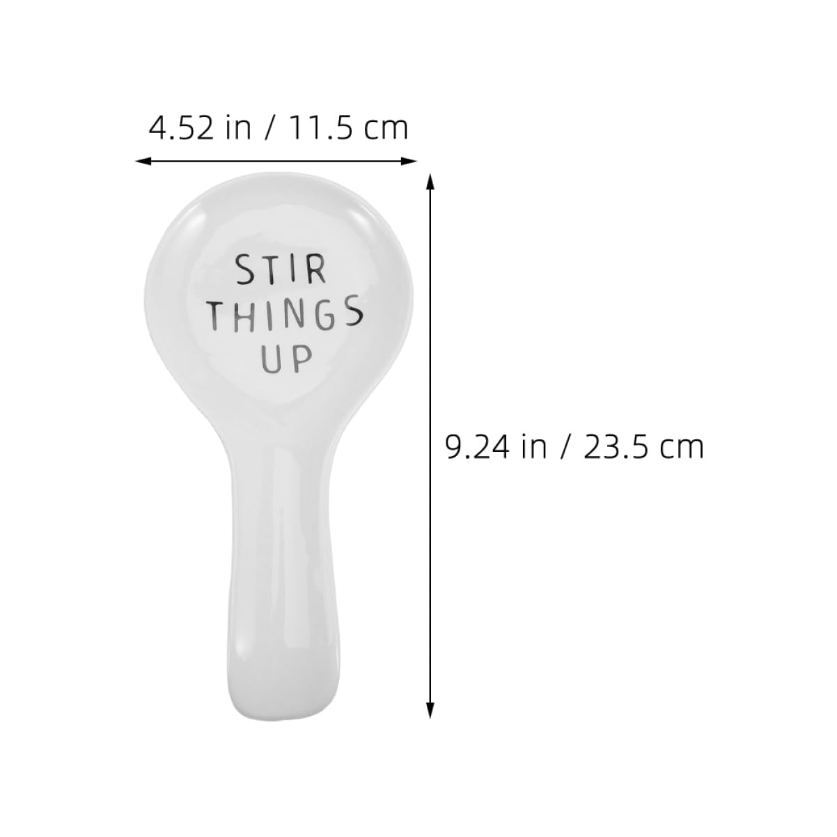 ABOOFAN Repose-cuillère En Porcelaine Lot De 2 Porte-ustensiles De Cuisine Pour Cuisinière Céramique Robuste Base Antidérapante Facile À Nettoyer Style Campagnard Parfait Pour Cuisiner