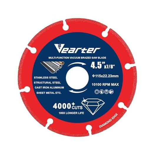 Vearter 115mm Vacuum Brazed Cutting Wheel