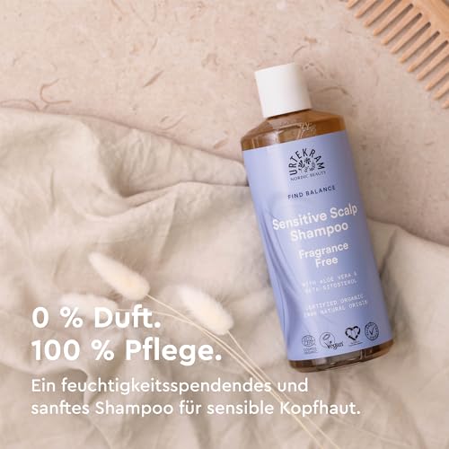 Urtekram Fragrance Free Shampoo für empfindliche Kopfhaut, 500 ml