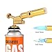 Torch Lighter Butane Gun Gas Flame Fire Grill Mini Refillable Torches Blow Small BBQ Camping Culinary Food Cooking Creme Brulee Included Bright Focus Kitchen Blowtorch Soldering Soplete de Cocina