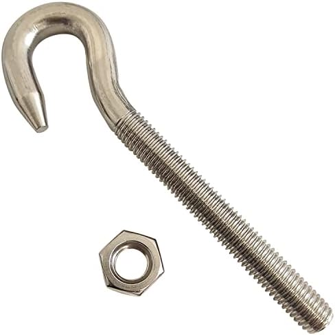 PATIKIL Edelstahl Gewindestangen 1/4-20 UNC - 10 Stück 60mm Vollgewinde