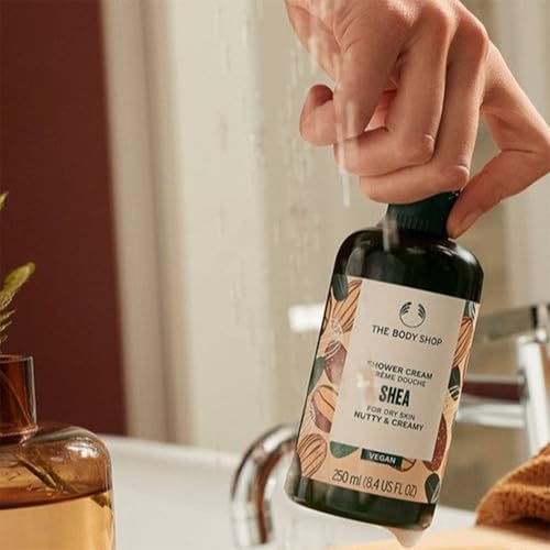 The Body Shop Shea Shower Cream (1x 250ml), Shower Cream Body Wash for Dry Skin, Body Wash with 91% Natural Origin, Vegan Body Care for All Skin Types - Image 3