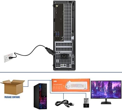 TechMagnet Gaming PC Desktop, Intel Core i5-6500, Siwa 6, GT-730 4GB DDR3, 16GB RAM, 480GB SSD + 1TB HDD, 27 Inch 165Hz Gaming Monitor, Gaming Kit, Windows 11 (Renewed) — view 7
