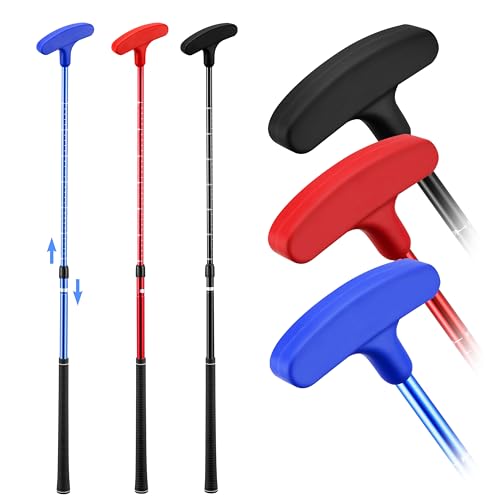 Lot de 3 putters de golf enfant PGM bidirectionnels, le cadeau parfait pour jouer