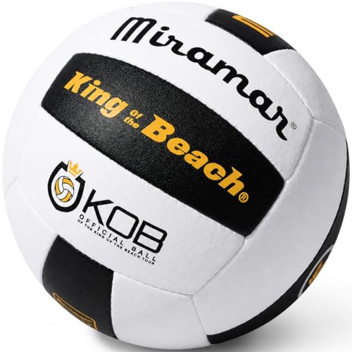 KING OF THE BEACH Miramar Beach Volleyball - Official Game Ball (KOTB Composite Leather (NEW))