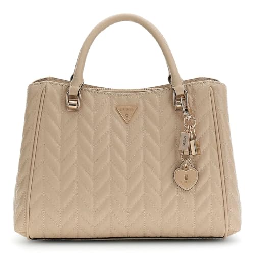 Sac à main GUESS Stacey beige pour organiser toutes vos affaires