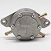 KIPA Gas Fuel Pump For Dual-Carb Systems Outlaw Kart 35L/Hr Flow Rate Snowmobile Double Outlet Round Bracket Mount Replace For Mikuni Part # DF52-176 42-5310 14-2221