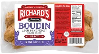Richard's Spicy Boudin Sausage 16 Oz (3 Pack)
