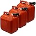 Produktbild Benzin-Kanister 20 Liter - 3 Stück - mit Kanüle - UN-Zulassung - für Benzin, Diesel und andere Gefahrgüter - HDPE