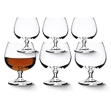 🍷 UNSERE GLÄSER HABEN EINE UNIVERSALE FORM UND BLEIBEN IMMER MODERN. Sie fallen durch traditionelles Design und die interessante Form auf. Der Kelch verjüngt sich nach oben, wodurch der Geschmack und das Aroma des Alkohols besser zur Geltung kommen. Können Sie das schon fühlen? Genießen Sie den Kognak am Kamin oder bei Treffen mit Freunden. Beeindrucken Sie sie mit Modernität und Exklusivität. Sie werden nicht genug davon bekommen können.