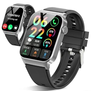 Csasan Smart Watch for Men Women(Answer/Make Calls), 1.85" HD Touch smartwatch, 110+ Sport Activity Tracke with Heart Rate Sleep Monitor Step Counter, IP68 Waterproof Fitness Watch for Android iOS