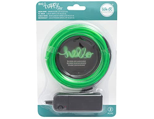 Image of We R Makers Happy Jig Neon Wire-Green Glow